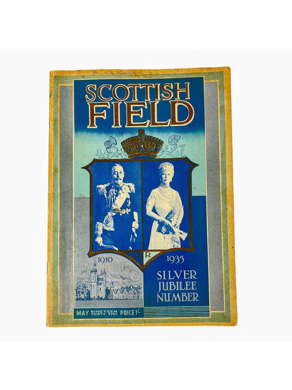 Scottish Field Magazine May 1935 Silver Jubilee King George V Photos Vintage Ads